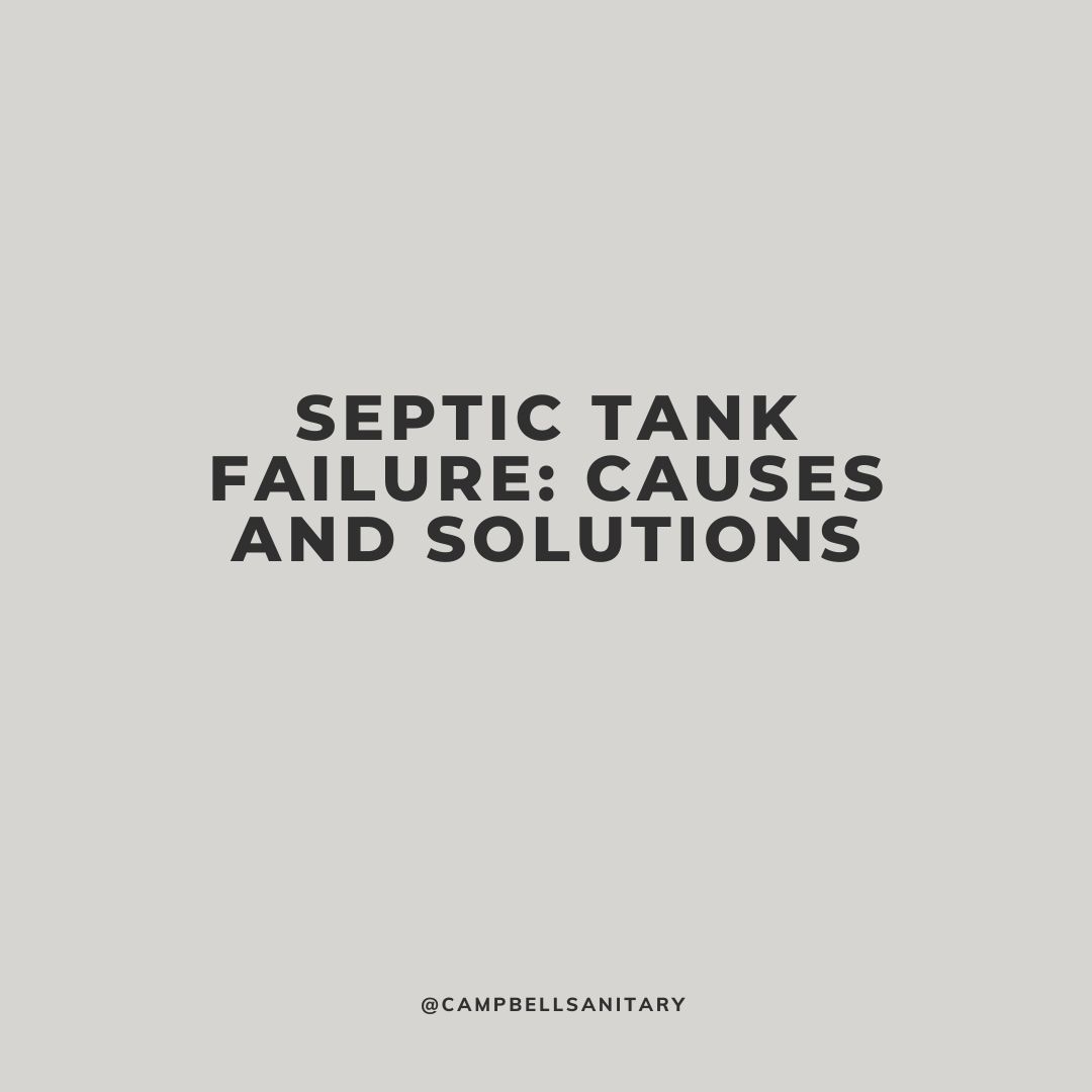 septic tank failure